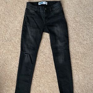 black ripped jeans old navy